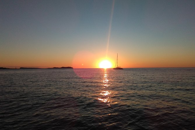 Ibiza Sunset Snorkeling Beach and Cave Cruise Tour - Meeting Point at San Antonio Port and Logistics Details