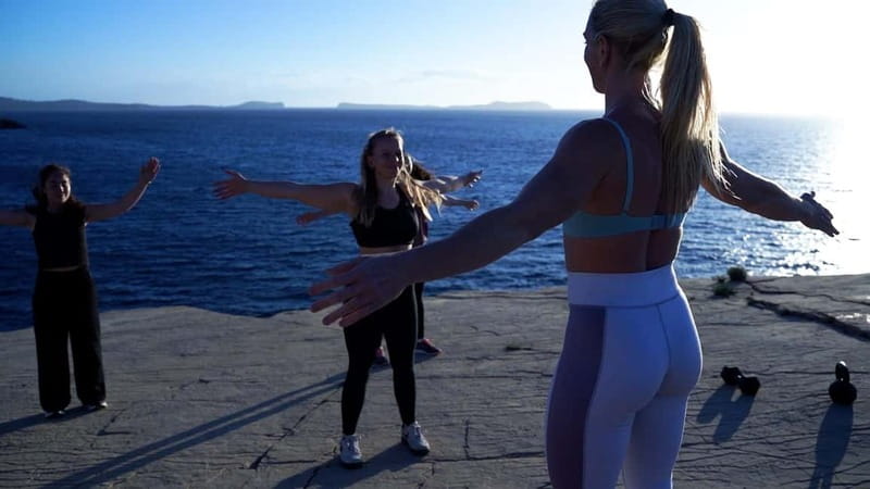 Ibiza West Coast: Hike & Fitness  Energising HIIT Session - The Group Size and Multilingual Guides