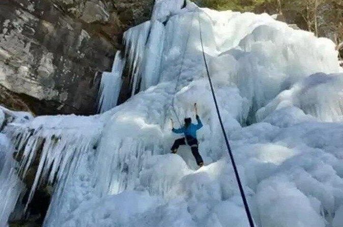 Ice Climbing In Bear Creek PA - Equipment and Gear Provided