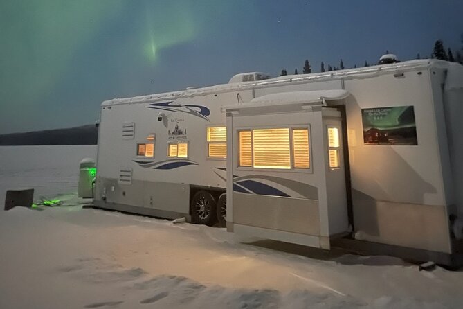 Ice Fishing and Aurora Extravaganza - Discover the Unique Combo of Ice Fishing, Snowshoeing, and Aurora Viewing in Fairbanks