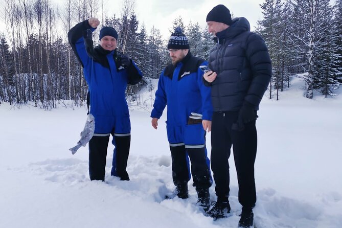 Ice fishing experience - The Private Pond: Tranquil Winter Wonderland
