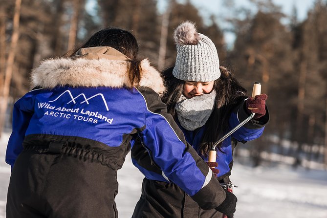 Ice Fishing Tour - The Campfire Experience and Finnish Snacks