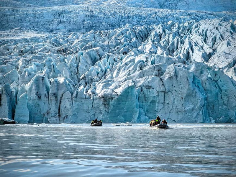 Iceberg Boat Tour, Glacier Hike Adventure and 4X4 transfer - Unforgettable Glacier Adventure Combining Serene Boat Rides and Secluded Hikes