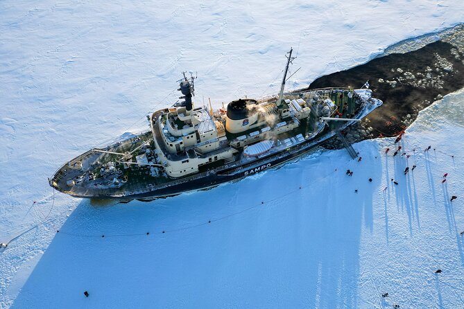 Icebreaker Sampo Cruise with transfer from Rovaniemi - SnowExperience365 Exhibition: Ice Sculptures and Winter Magic