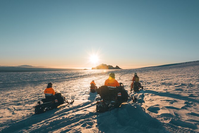 Iceland Golden Circle & Glacier Snowmobiling Guided Experience - Witness the Geysir Hot Spring Eruptions at Geysir