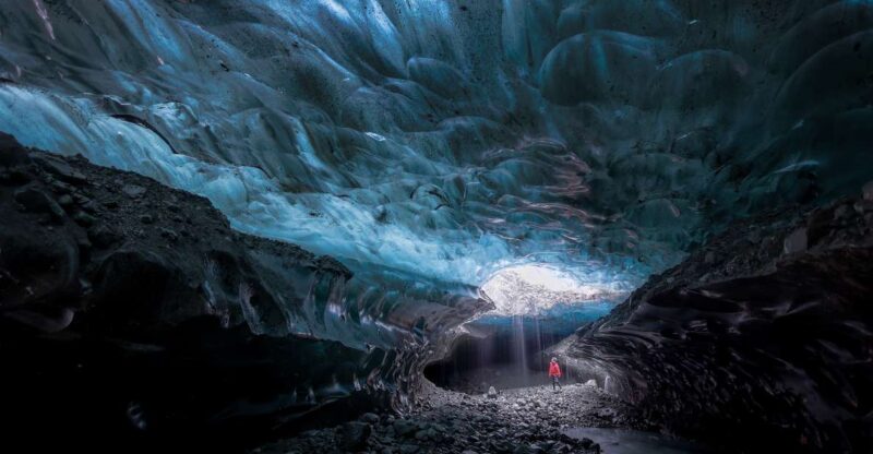 Iceland: Ice Cave Captured with Professional Photos - Discover the Blue Ice Cave in Iceland’s Northeastern Glaciers