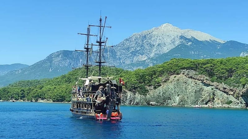 Icmeler Pirate Boat Trip, Lunch Unlimited Drinks - Key Points