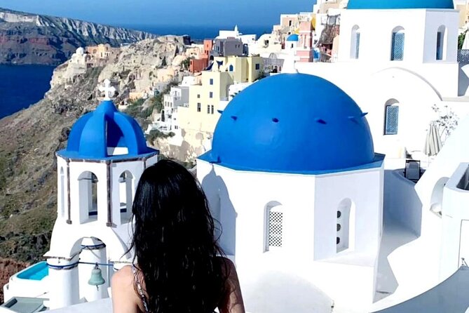 Iconic Sights of Santorini - Private Full Day Tour - Firostefani and the Blue Dome Church Viewpoint
