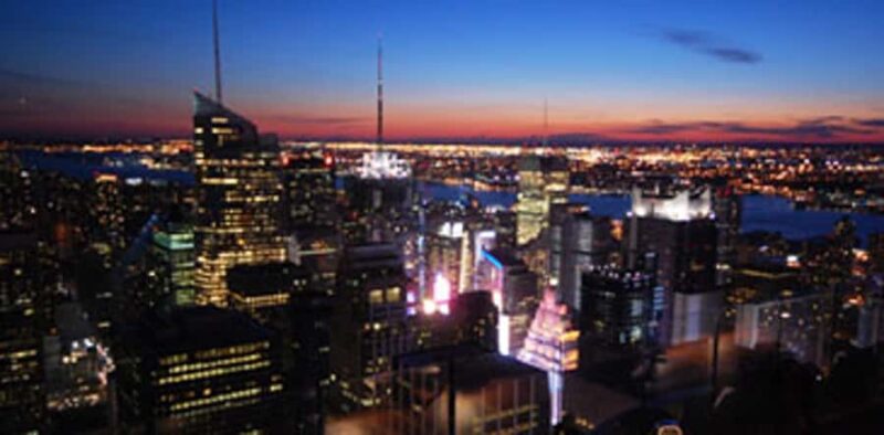 Iconic Tour Skylight of New York City - Discover the Bright Lights of Battery Park and the Statue of Liberty