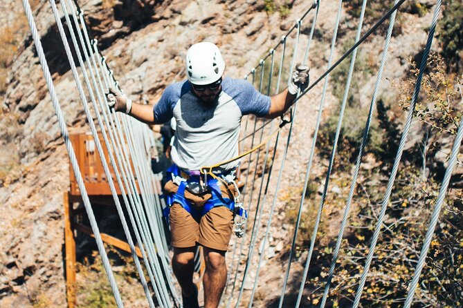 Idaho Springs Cliffside Zipline - Navigating the 6-Line Course and Suspended Bridges