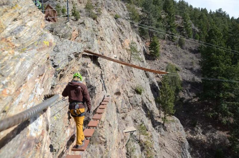 Idaho Springs: Mount Blue Sky Via Ferrata - An Exciting Climb Above the Rockies for $138
