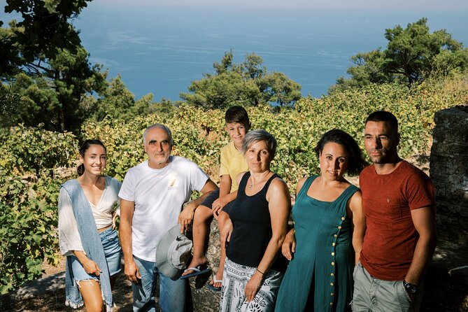 Ikaria, Two Family-run Wineries in a single Day with Pick-Up - The Sunset at Tsantiris Winery