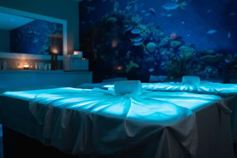 Ilha Terceira: Volcanic stone massage on a hot water mattress - How Chromotherapy and Music Enhance the Relaxation