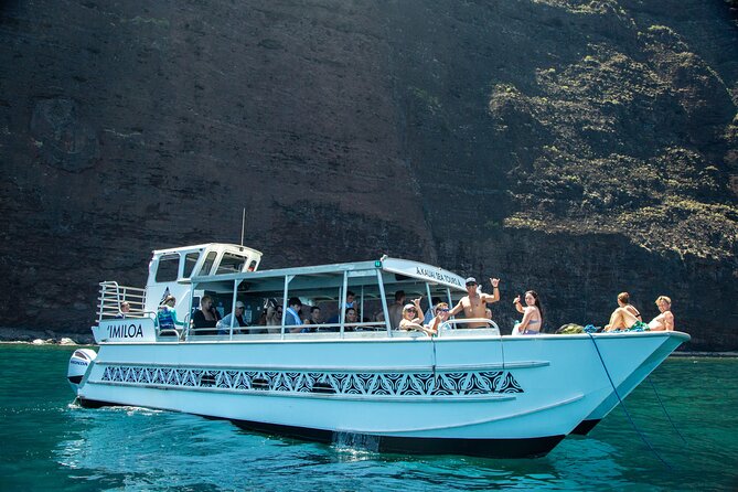 'Imiloa Express N Pali Snorkel Tour - How the Imiloa Express Catamaran Reaches the Na Pali Coast