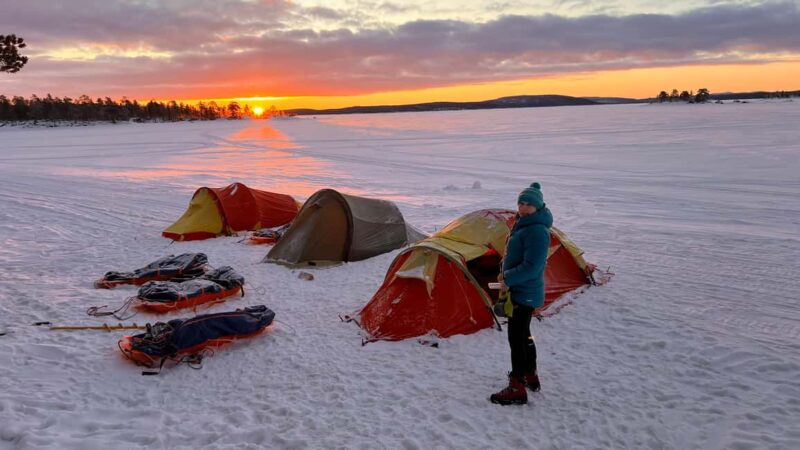 Inari: 5-Day Skiing Adventure Across Inari Lake - Navigating Lake Inari: From South to North