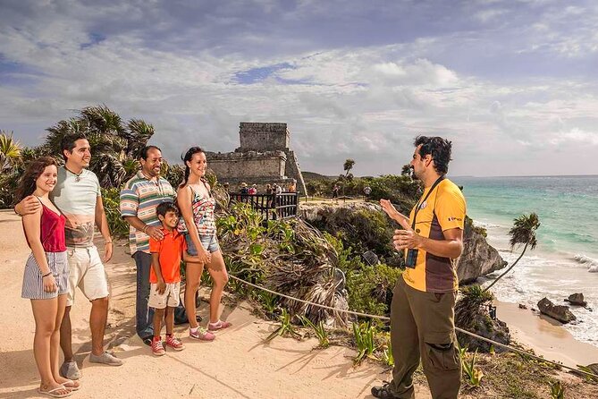 Incredible Tour to Tulum! 4 sites in 1, from Cancun - Journey Begins with the Tulum Ruins and Coastal Views