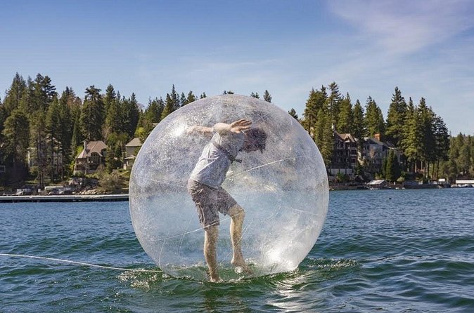 Inflatable Water Ball Rollers at Downtown OWA - What Participants Can Do Inside the Inflatable Water Ball