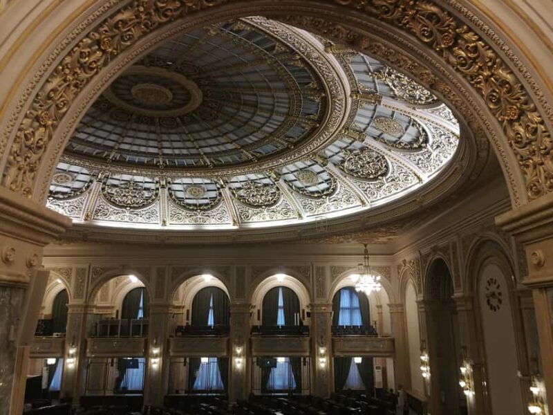 Inside the Romanian Senate at the Palace of Parliament - Key Points