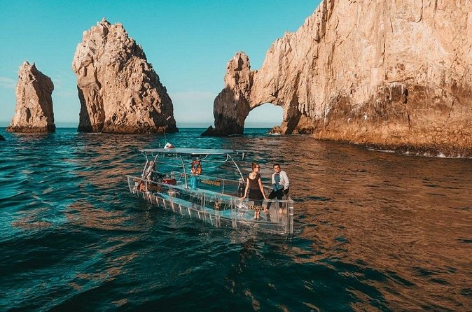 Instagrammable Glass-bottom boat trip in Los Cabos Bay - Drinks and Additional Inclusions