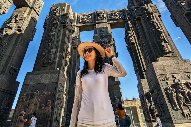 Instagrammable sites of Tbilisi private tour - The Bridge of Peace: Modern Symbol and Architectural Marvel