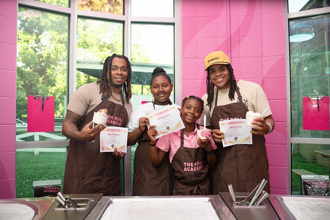 Interactive Rolled Ice Cream Crafting Class in Nashville - Sample Menu: Unlimited Toppings and Custom Flavors