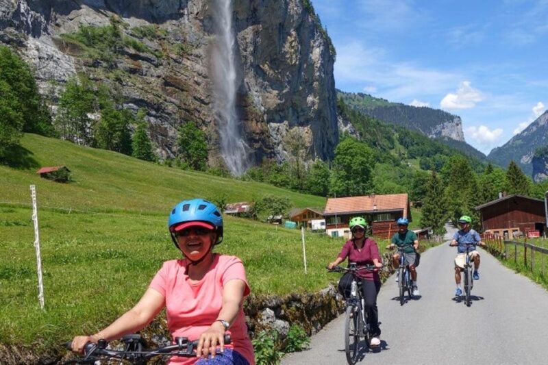 Interlaken: 72 Waterfalls Valley & Lauterbrunnen E-Bike Tour - Detailed Stops: From Forest Paths to Waterfall Wonders