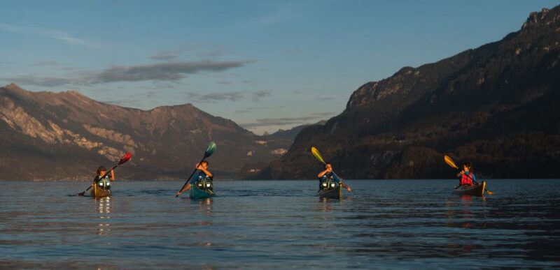 Interlaken: Kayak Tour of the Turquoise Lake Brienz - Starting at the Hightide Kayak School in Bönigen