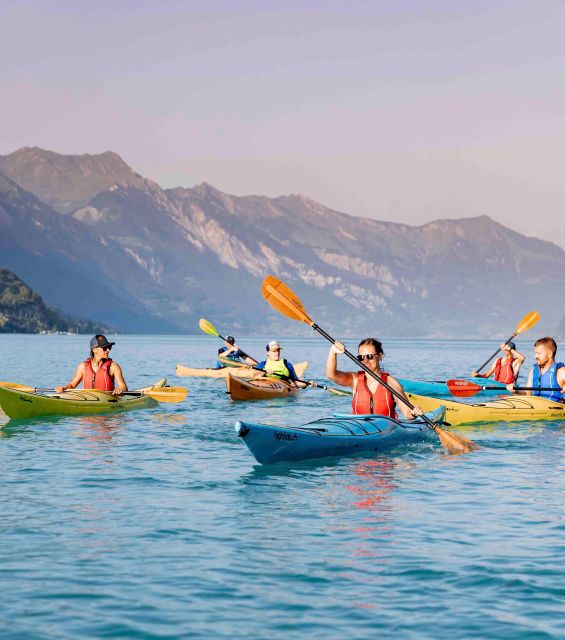 Interlaken: Kayak Tour of the Turquoise Lake Brienz - The Role of the Guides and Their Personalities
