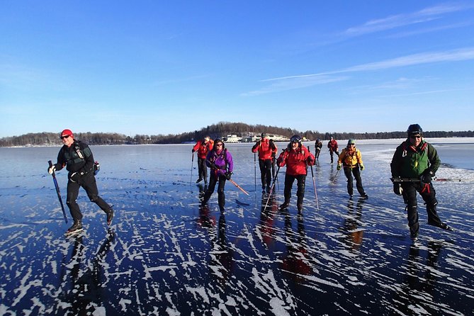Introduction to Ice Skating on Natural Ice in Stockholm - Midday Outdoor Lunch by the Fire