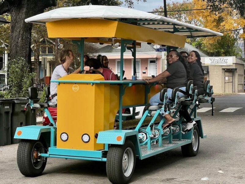 Irish Channel Party Bike Bar Crawl - Stops at Port Orleans, Nola Brewing, and Miel