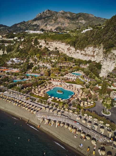 Ischia: Giardini Poseidon Thermal Park Official Entry Ticket - The Private Beach and Seaside Comforts