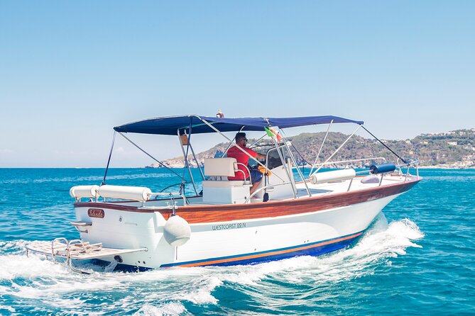 Ischia island private excursion on Gozzo Aprea Milano 8,3m - Iconic Volcanic Rock of Lacco Ameno: The Fungo