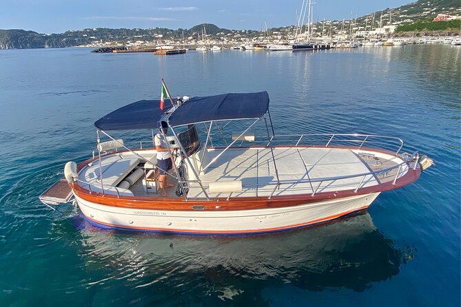 Ischia island private excursion on Gozzo Fratelli Aprea 7,5m - Embarking from the Private Port in Forio