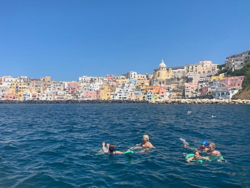 Ischia, Procida, Capri, Private Day Cruise : From sorrento - Visiting the Colorful Marina di Corricella on Procida