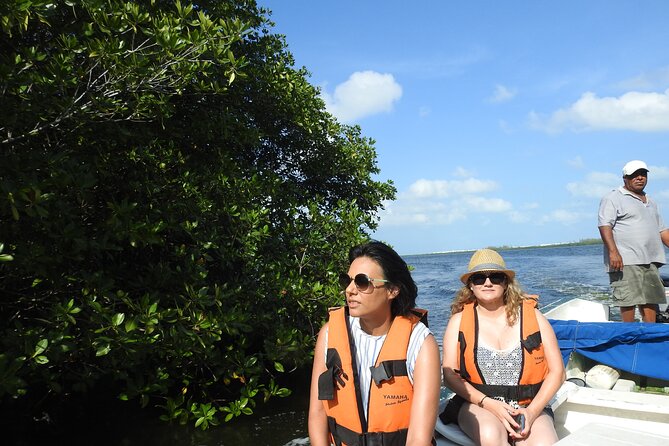 Isla Blanca wildlife expedition private bike & boat tour cancun mexico - Key Points