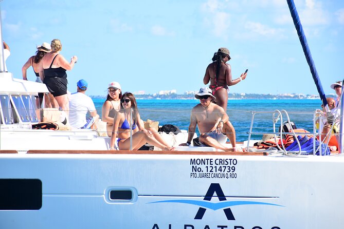 Isla Mujeres Catamaran Party Cruise with Snorkeling and Lunch - Exciting Adults-Only Party Catamaran to Isla Mujeres for $115