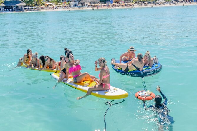 Isla Mujeres Catamaran Tour with Snorkel, Open bar and Transport - Food and Drink on Board