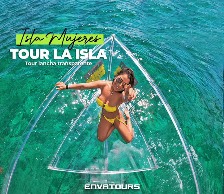 Isla Mujeres: Excursion Crystal Boat Tour at the Caribbean - Key Points