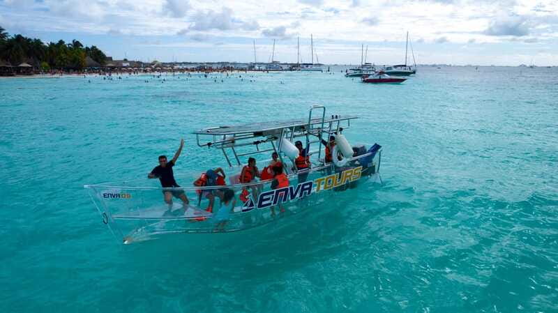 Isla Mujeres: Excursion Crystal Boat Tour at the Caribbean - Starting Point at Marina Bartolomé