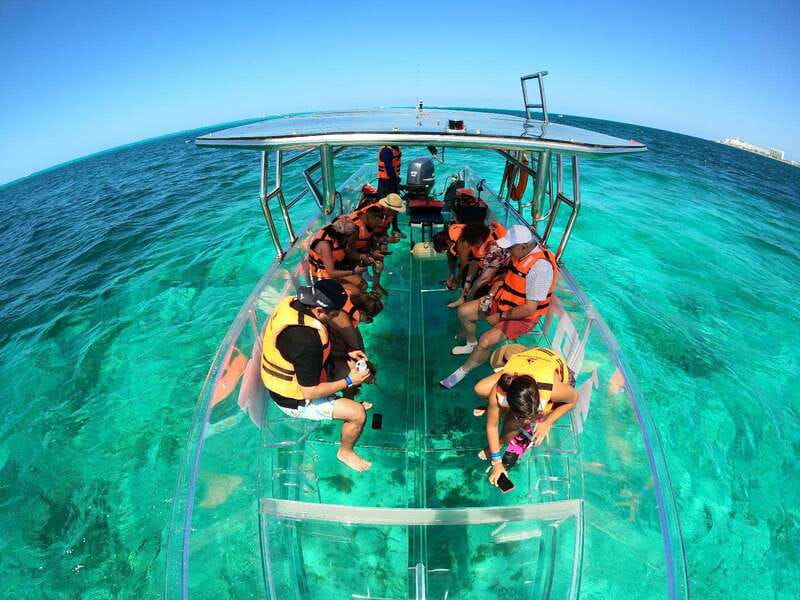 Isla Mujeres: Excursion Crystal Boat Tour at the Caribbean - Reef Visits: Cadenita, El Farito, and La Cañonera