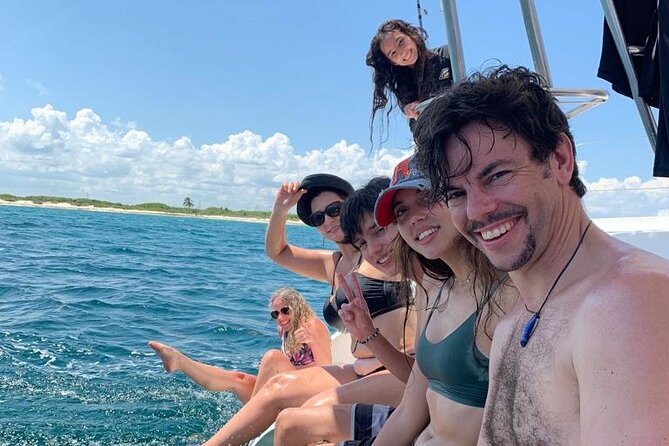 Isla Mujeres Full-Day Catamaran Tour  Buffet, Open Bar & Pickup - Key Points