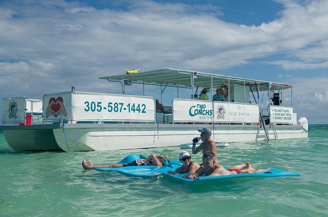 Island Sandbar Tour Catamaran Cruise in Marathon FL - Onboard Amenities and Comforts