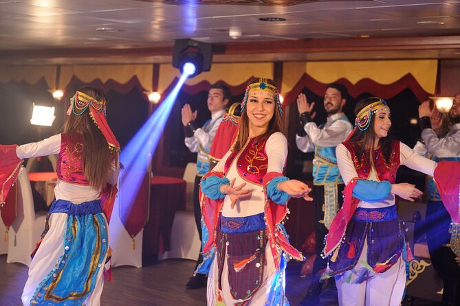 Istanbul Bosphorus Dinner Cruise Turkish Night Show All inclusive - The Start at Sultania Luxury Cruise with Hassle-Free Pickup
