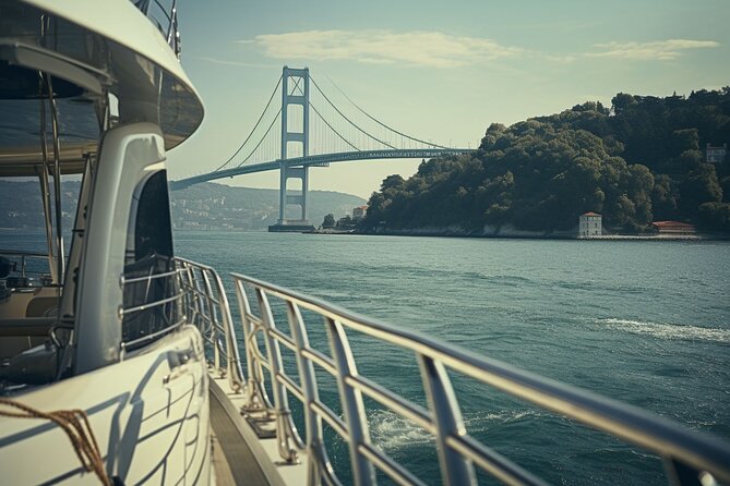 Istanbul Bosphorus Private and All Inclusive Yacht Tour - Crossing Under the Bosphorus Bridges
