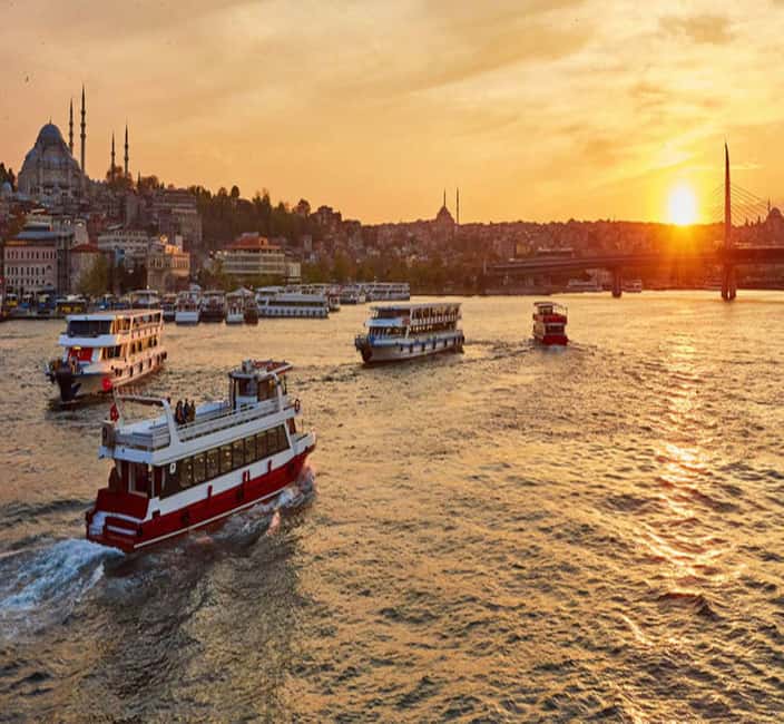 Istanbul Bosphorus Sunset Cruise Guided Tour - Practical Details: Duration, Meeting Point, and Accessibility