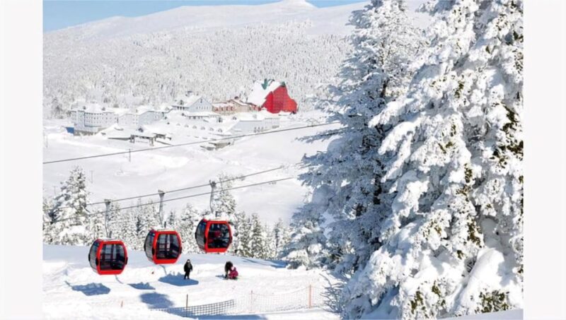 Istanbul: Bursa and Uludag Mountain Day Trip with Cable Car - Visiting Bursa’s Iconic Green Mosque