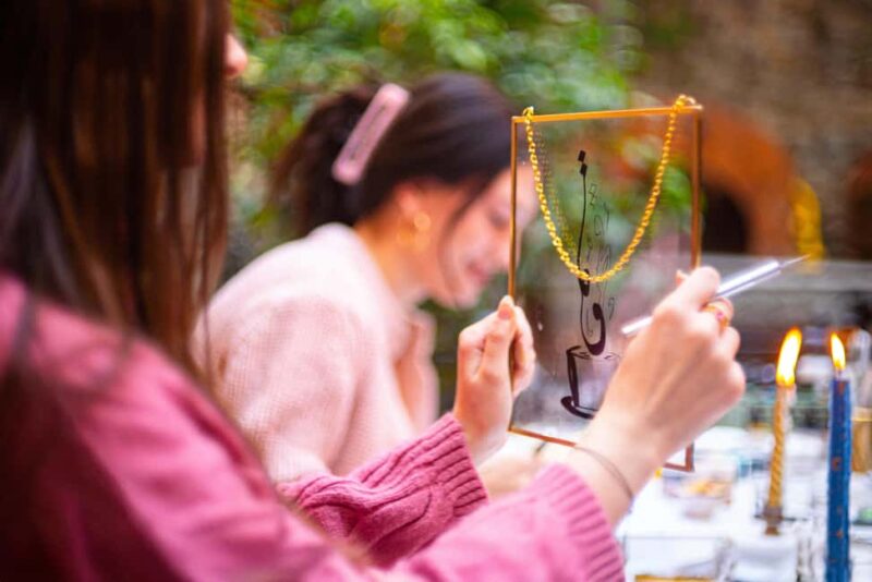 Istanbul: Create Your Brass Framed Calligraphy on Glass - The Value of a Handmade Calligraphy Souvenir