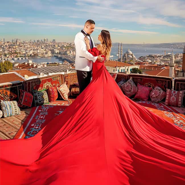 Istanbul: Flying Dress Photoshoot at Rooftop Terrace - Frequently Asked Questions