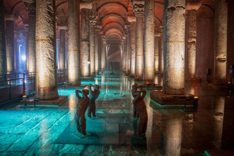 Istanbul: Half-Day Old City Tour with Pottery Workshop - Descending into the Basilica Cistern: An Underground Wonder