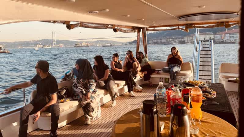Istanbul: Morning or Sunset Cruise with Guide and Snacks - Onboard Experience: Snacks, Drinks, and Atmosphere